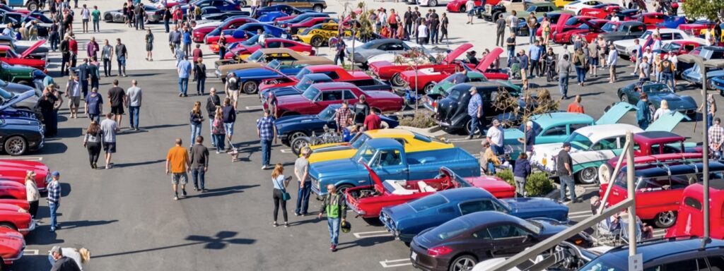South OC Cars and Coffee car show in San Clemente, CA. The World's largest weekly car show.